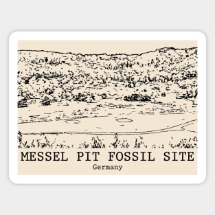 Messel Pit Fossil Site - Germany Magnet
